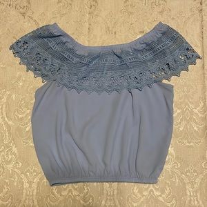Lace Off The Shoulder Top